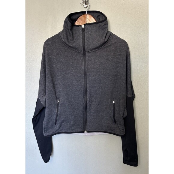 Nike Dri-Fit Women Jacket Large Zip Up Training Thumbs Hole Fearless & Bold - Picture 6 of 14